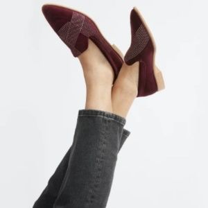 NWOB Everlane Burgundy Velvet Modern Loafer 9.5